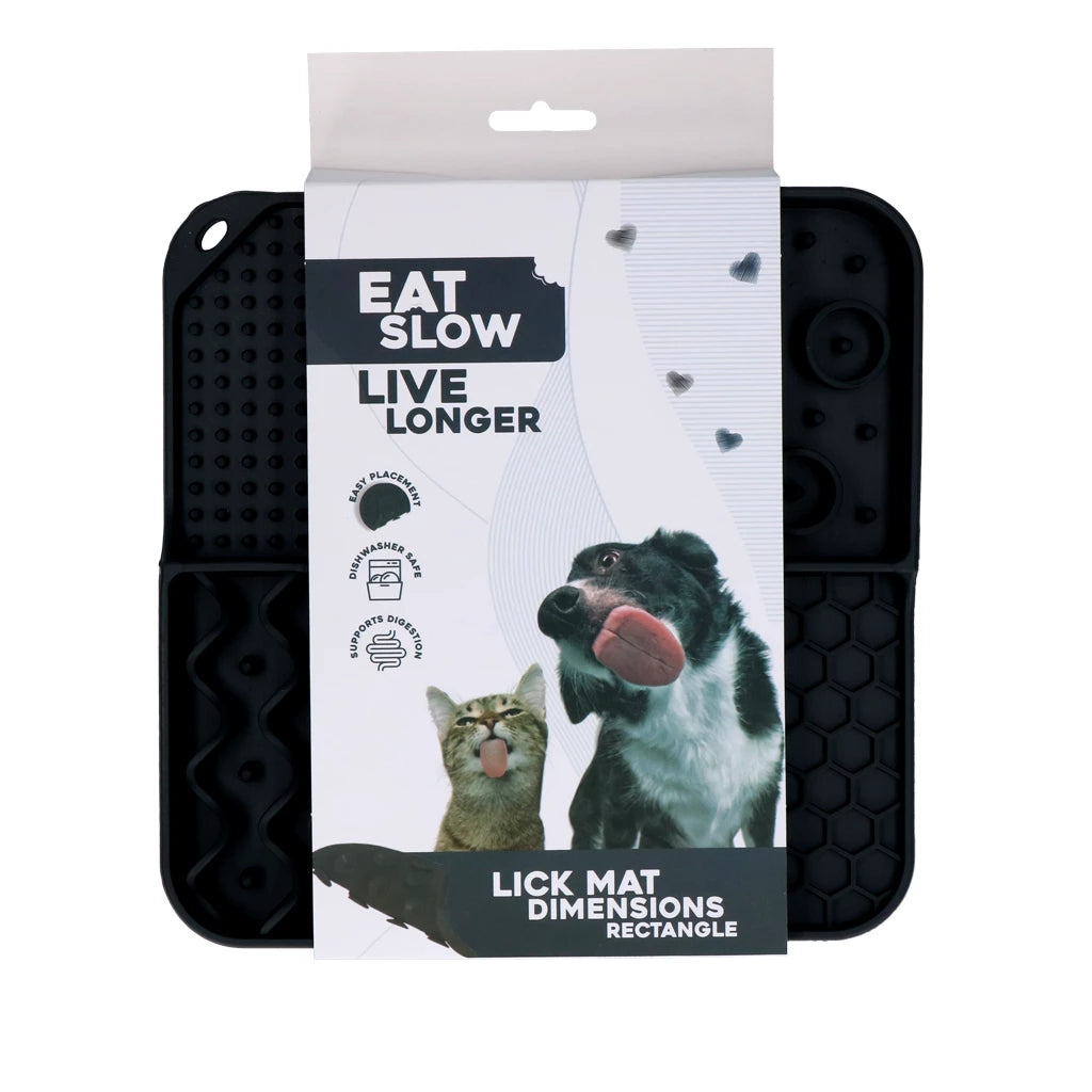 Eat Slow Live Longer Dimensions Rectangle