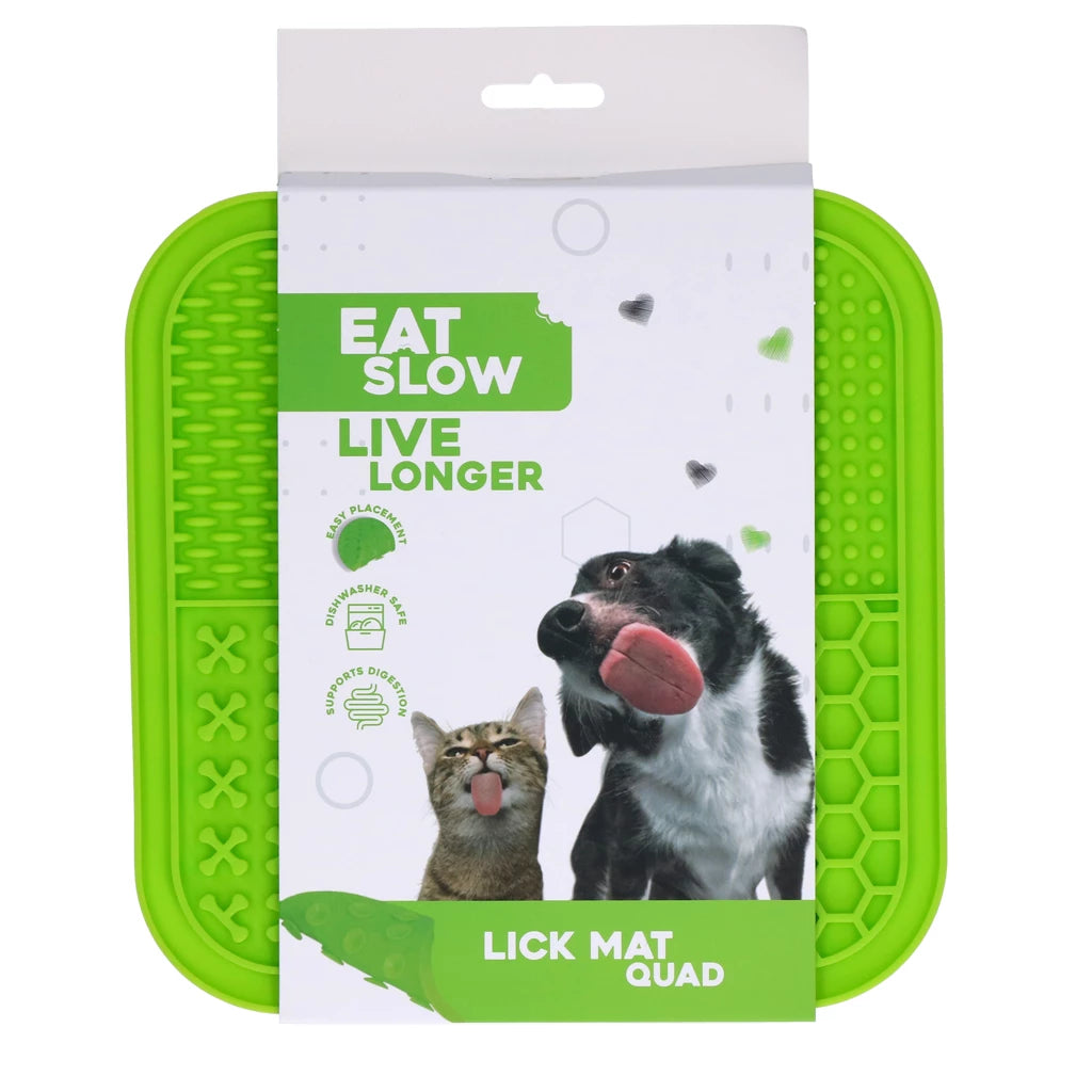 Eat Slow Live Longer Quartett-Leckmatte